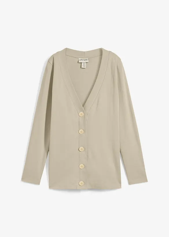 Gilet en jersey, 100% coton, bonprix