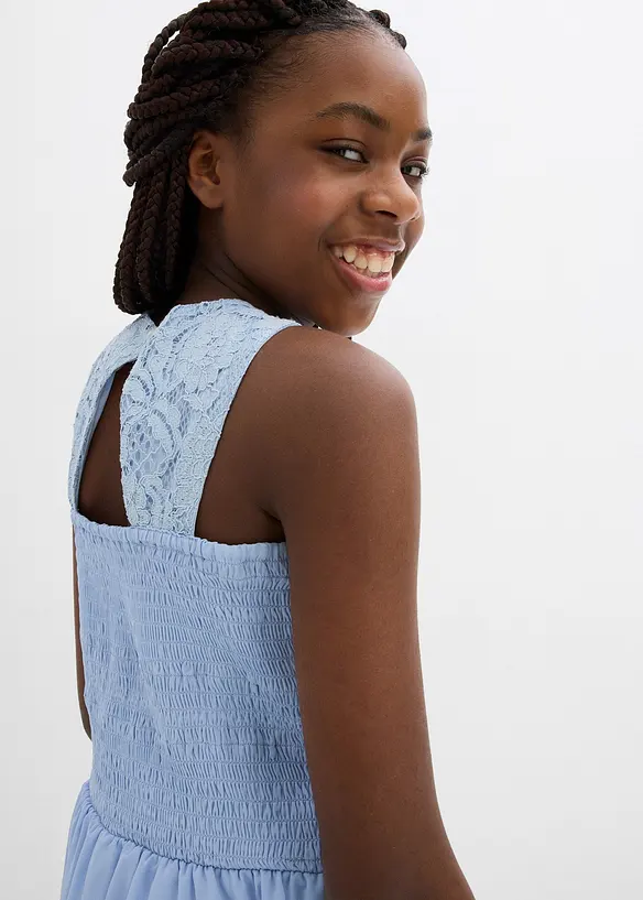 Robe courte à dentelle, bonprix