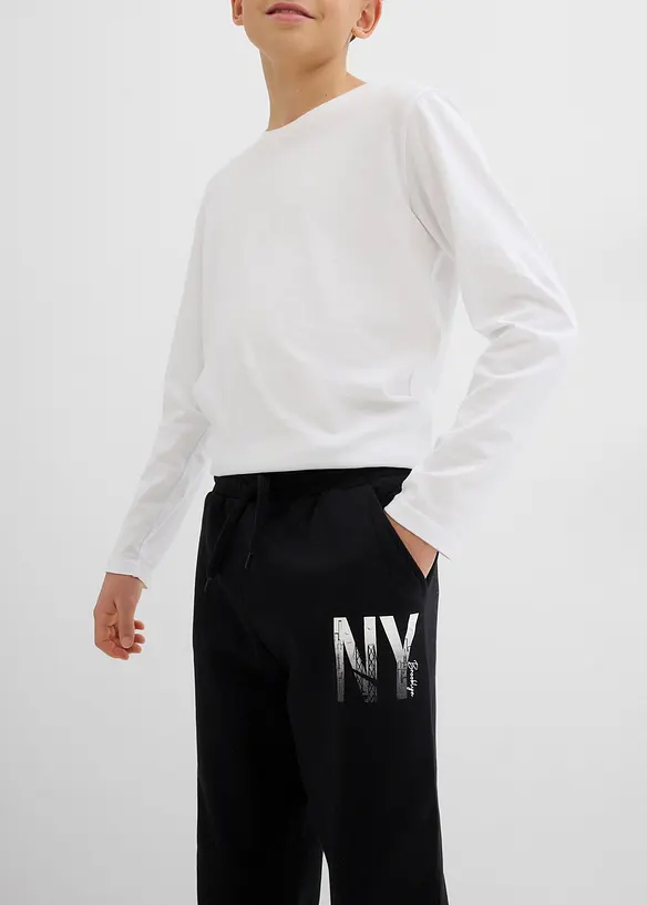 Pantalon de jogging en doux coton mélangé, bonprix