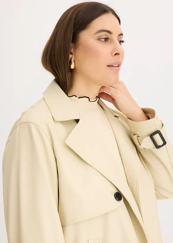 Veste trench courte, bonprix