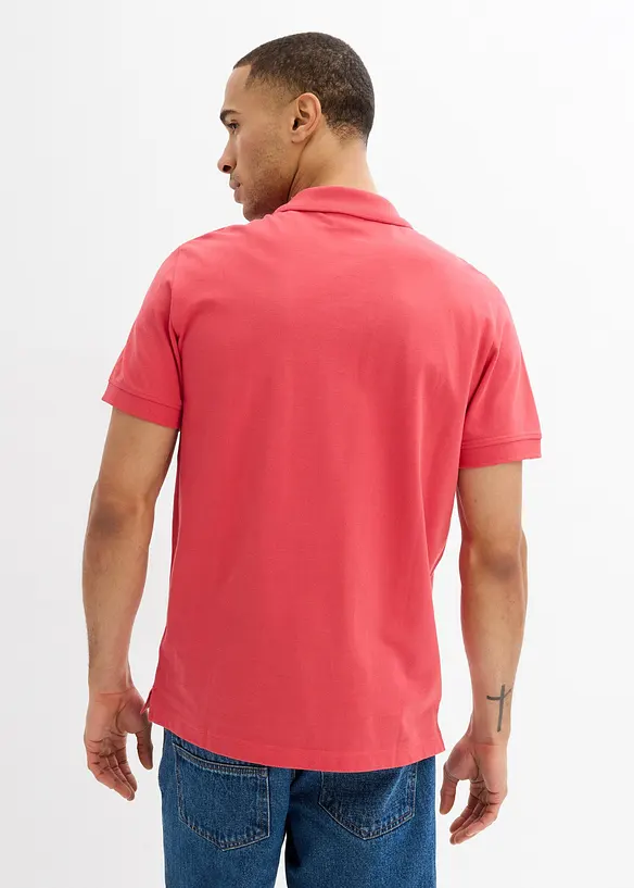 Polo en maille piqu&eacute;e 100% coton, bonprix