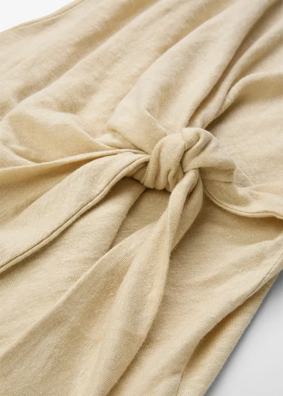 Wickelshirt aus reinem Leinen, bonprix
