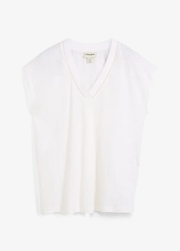 T-Shirt aus reinem Leinen, bonprix