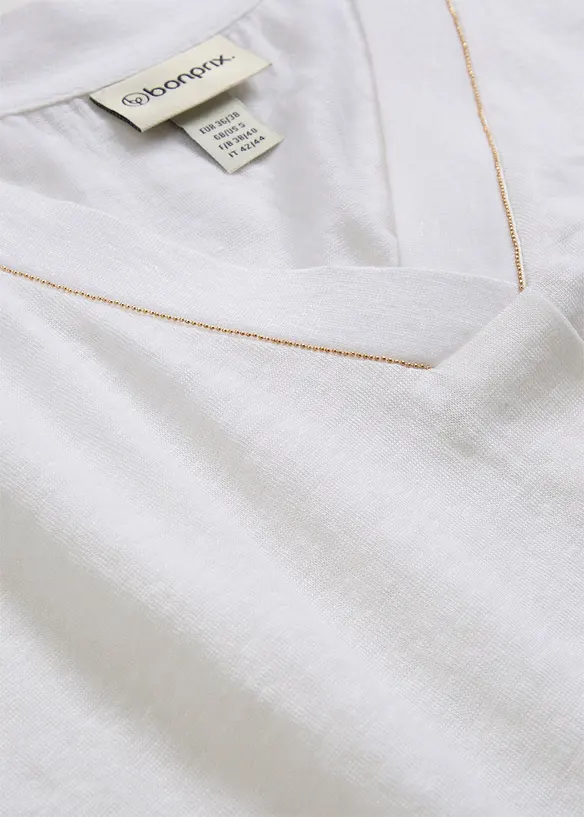 T-Shirt aus reinem Leinen, bonprix