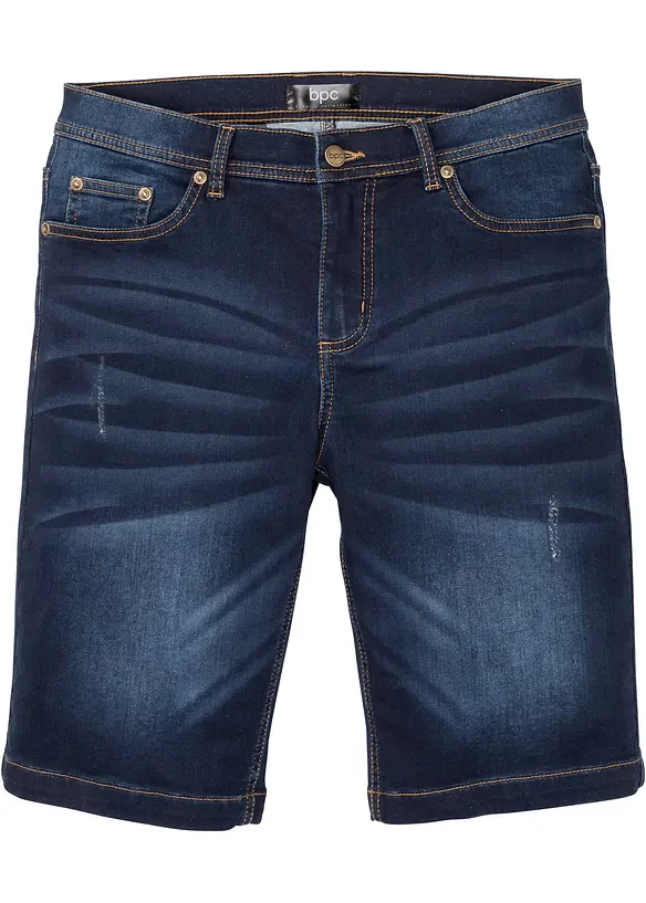 Bermuda confortable en jean et molleton, Regular, bonprix