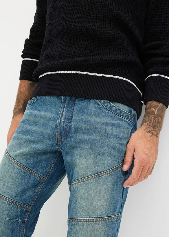 Regular Fit Jeans aus stabilem Denim, Straight, bonprix