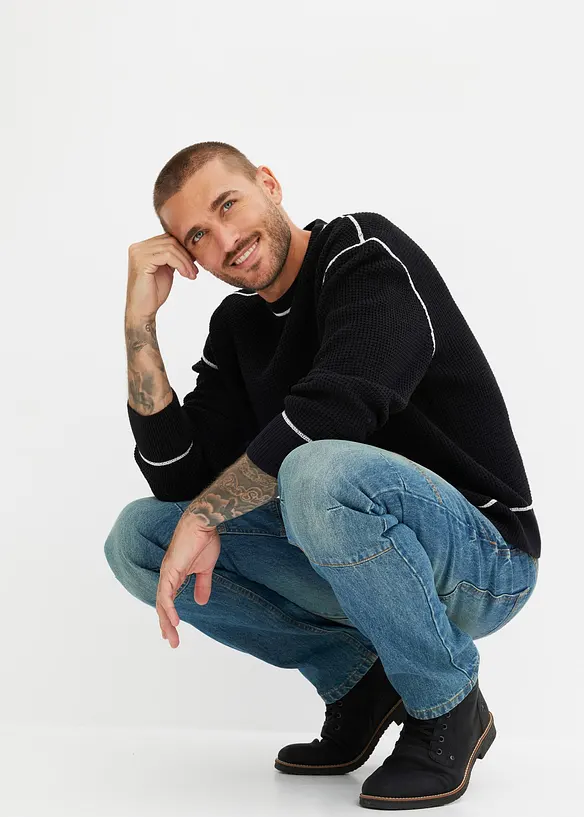 Regular Fit Jeans aus stabilem Denim, Straight, bonprix