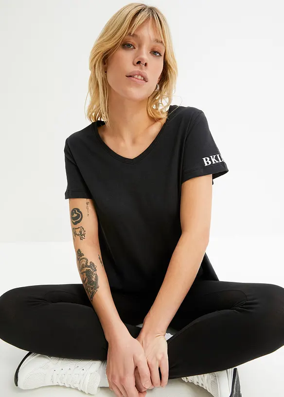 T-Shirt aus reiner Baumwolle, bonprix