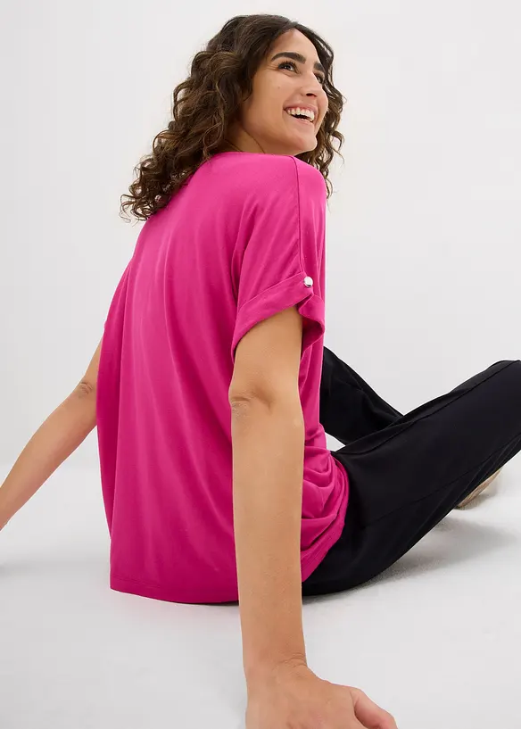 Shirt aus flie&szlig;endem Viskose-Mix, bonprix