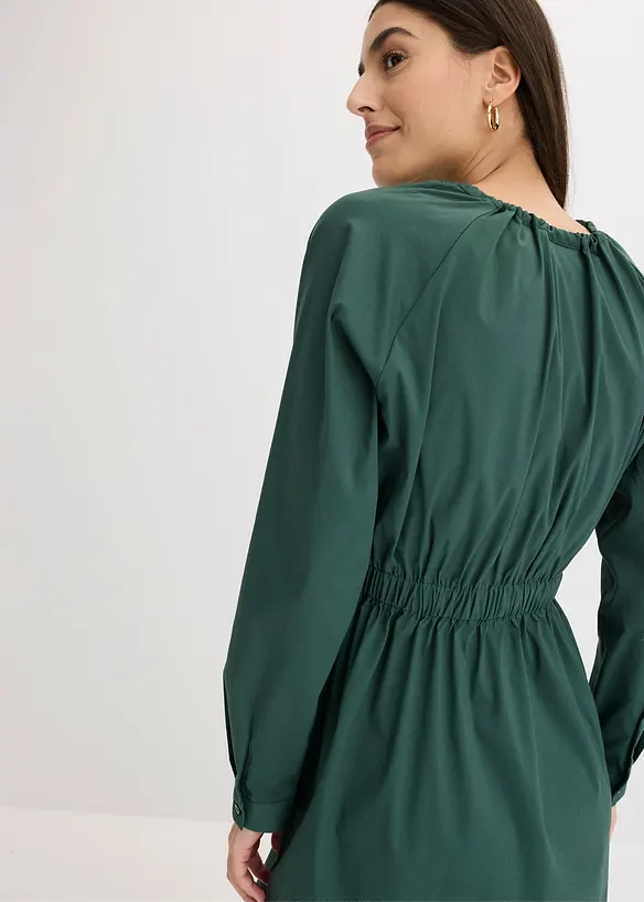 Robe longue en popeline, bonprix