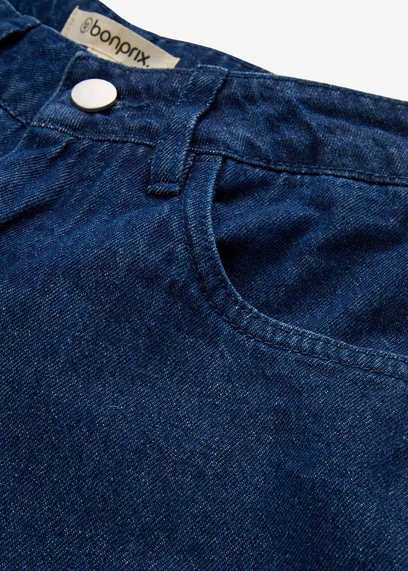 Jean barrel taille mi-haute, bonprix