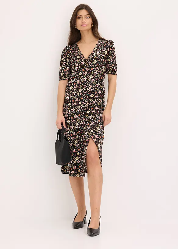 bedrucktes Jerseykleid, bonprix