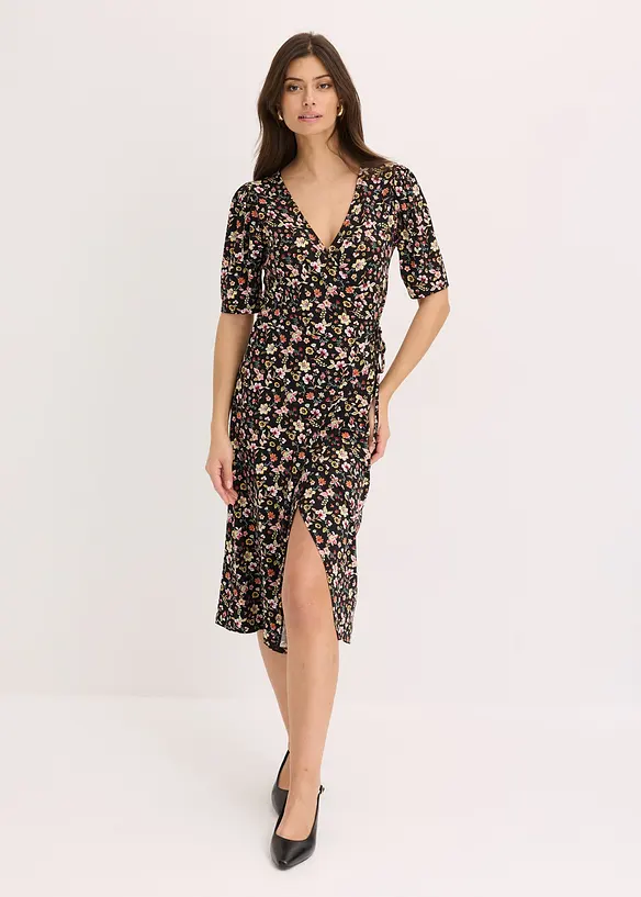 bedrucktes Jerseykleid, bonprix