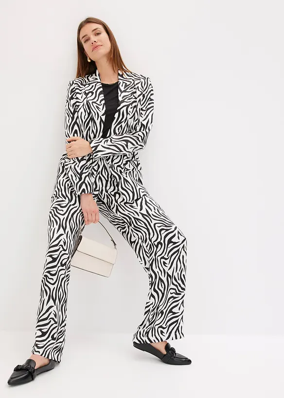 Pantalon palazzo en satin, bonprix