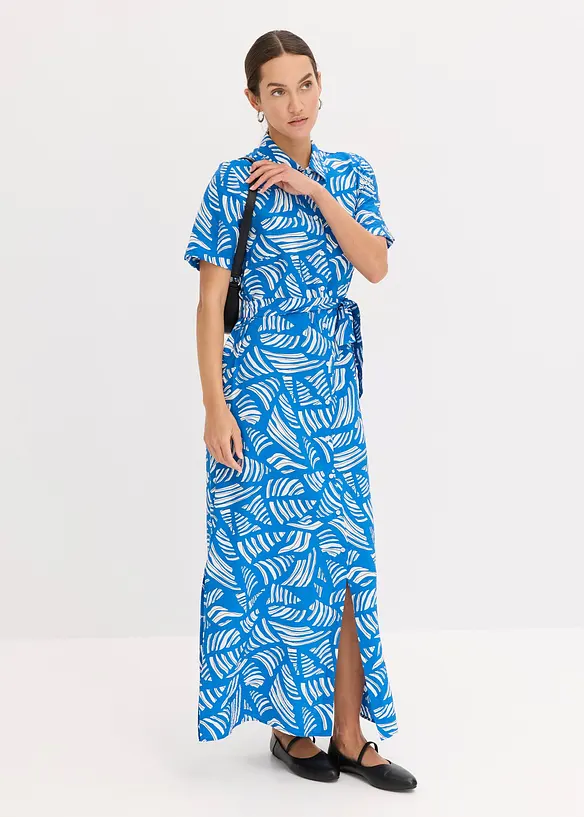 Robe longue imprimée en viscose mélangée, bonprix