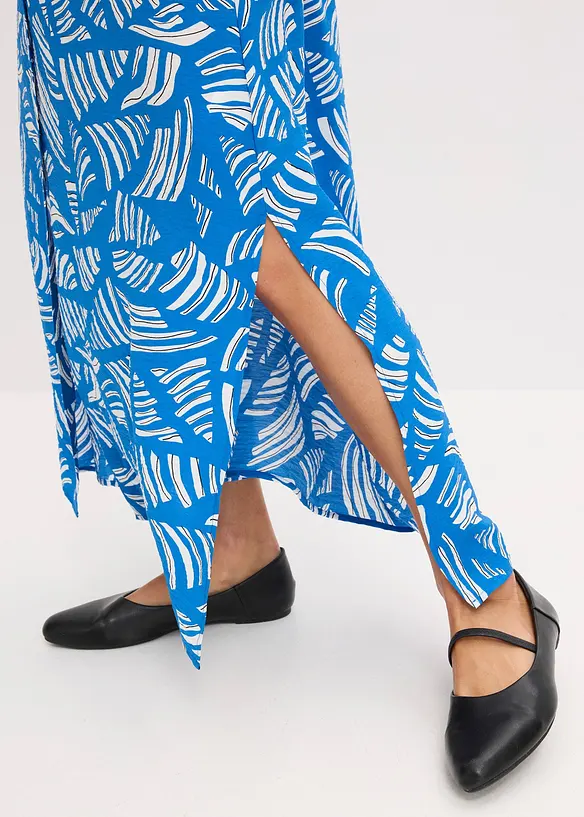 Robe longue imprimée en viscose mélangée, bonprix