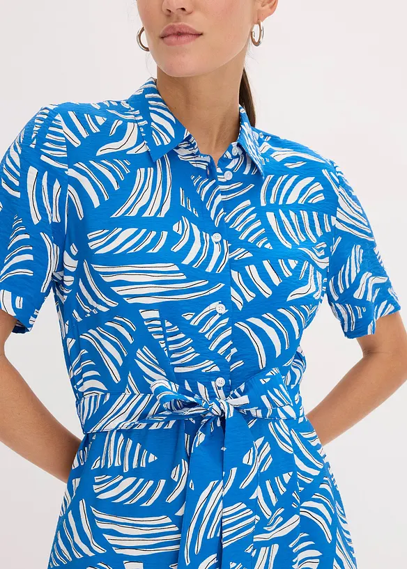 Robe longue imprimée en viscose mélangée, bonprix