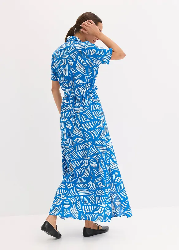 Robe longue imprimée en viscose mélangée, bonprix