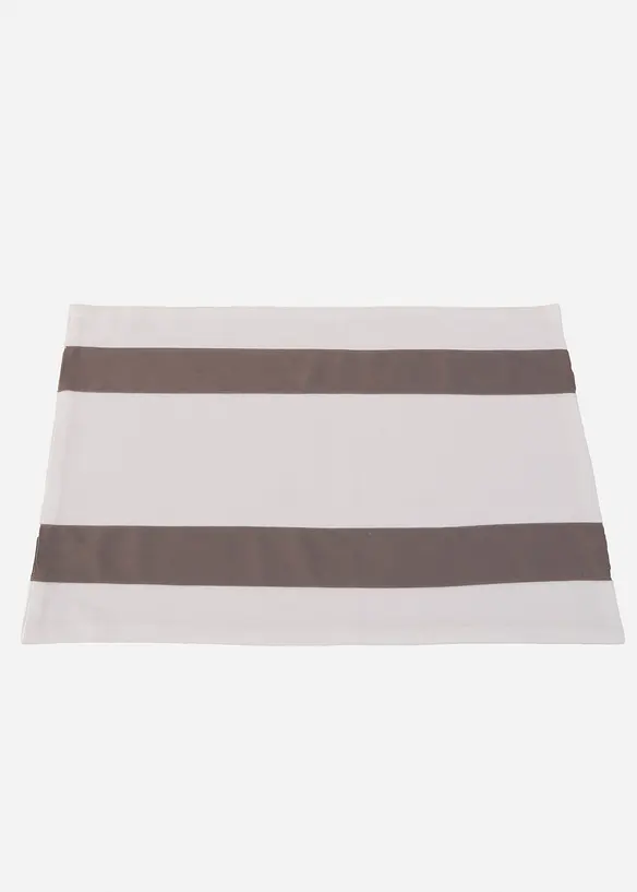 Lot de 4 sets de table en coton, bonprix