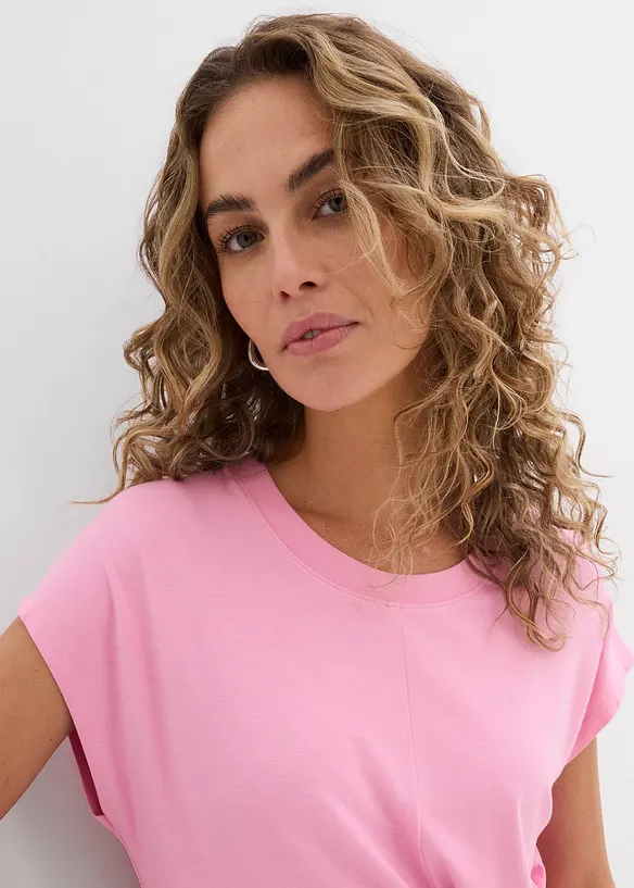 T-shirt en douce viscose mélangée, bonprix