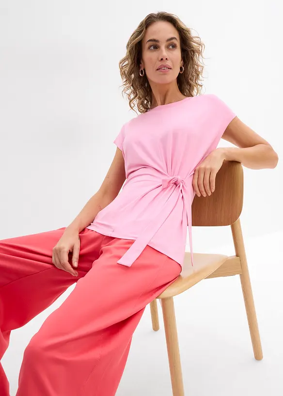 T-shirt en douce viscose mélangée, bonprix