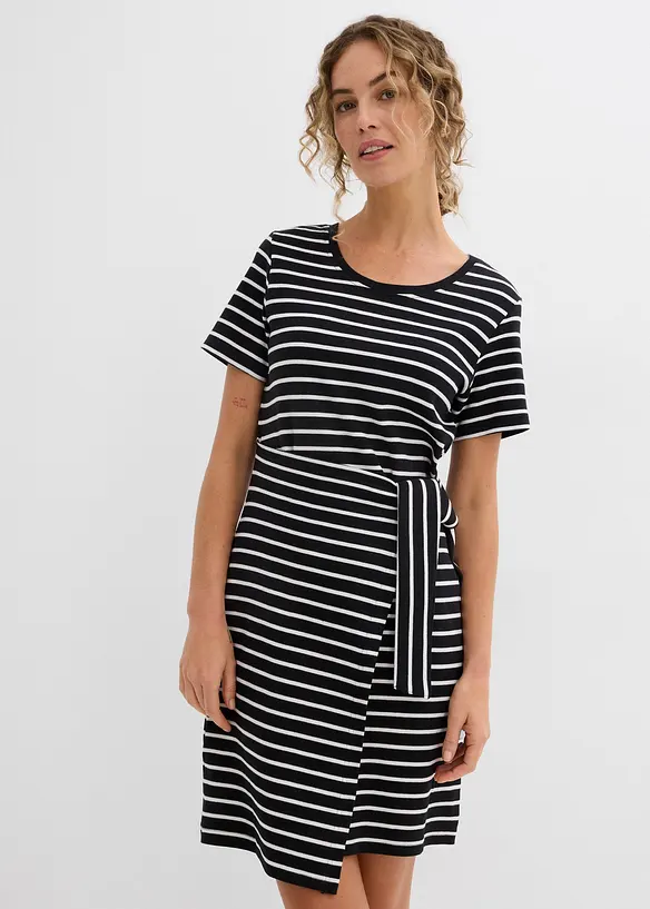 Jerseykleid aus reiner Baumwolle, bonprix