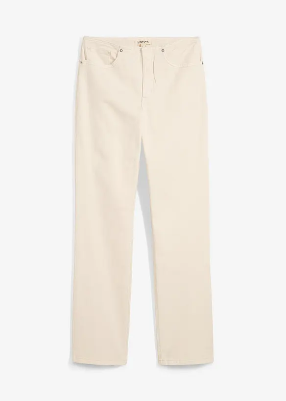 Jean droit taille mi-haute, bonprix