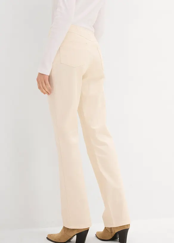 Jean droit taille mi-haute, bonprix