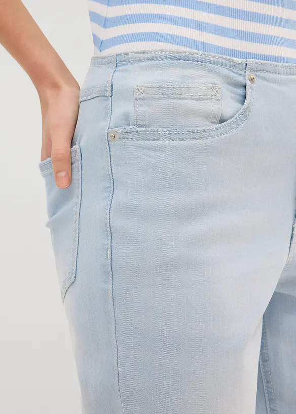 Jean droit taille mi-haute, bonprix