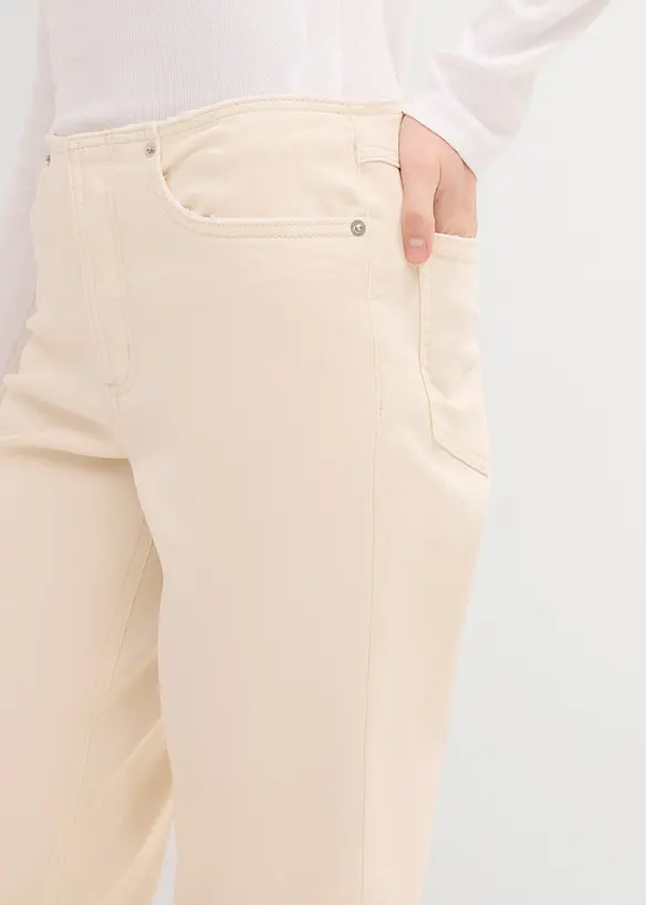 Jean droit taille mi-haute, bonprix