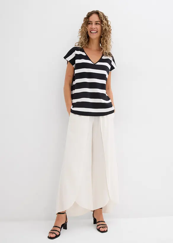 Gestreiftes Strickshirt, bonprix