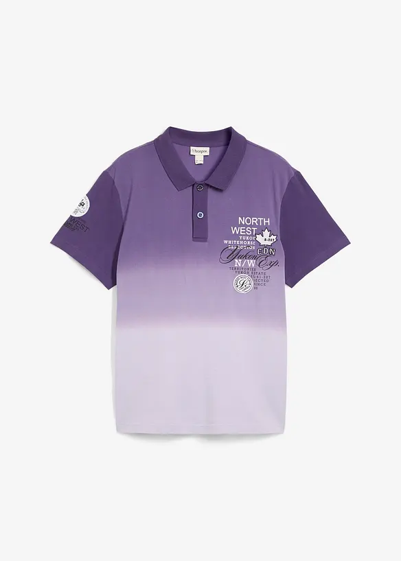 Polo avec dégradé de couleur, 100% coton, bonprix