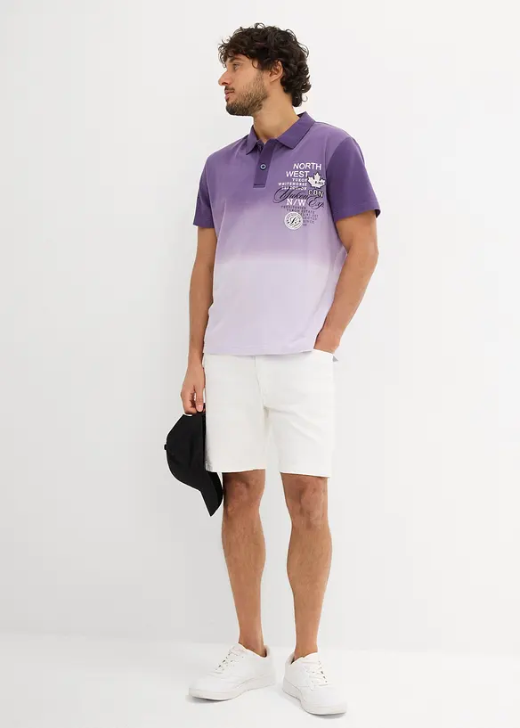 Polo avec dégradé de couleur, 100% coton, bonprix