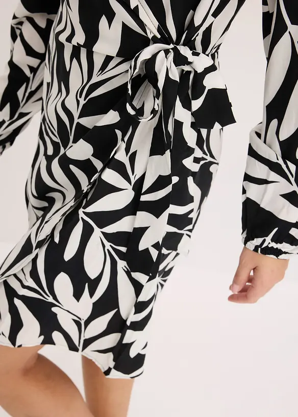 Robe portefeuille en viscose fluide, bonprix