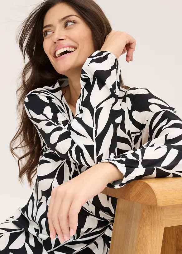 Robe portefeuille en viscose fluide, bonprix