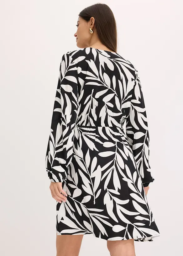 Robe portefeuille en viscose fluide, bonprix