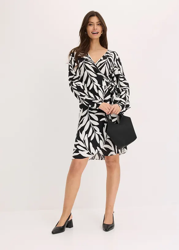 Robe portefeuille en viscose fluide, bonprix
