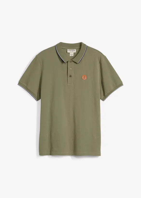 Polo en maille piquée 100% coton, bonprix