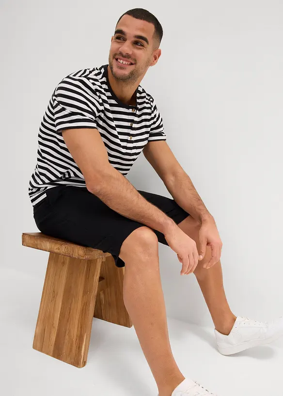 Lot de 2 bermudas en jersey l&eacute;ger, bonprix