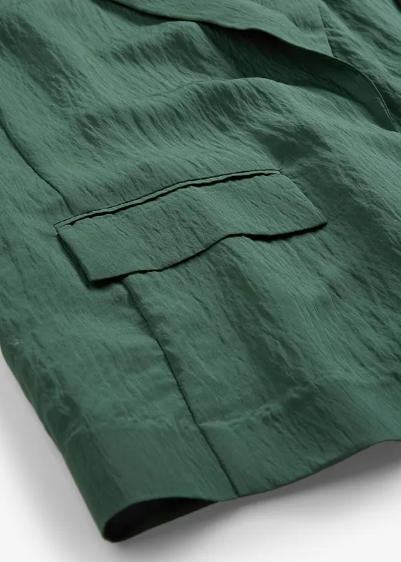 Blazer aus aus strukturiertem Crinkle-Viskose-Mix, bonprix