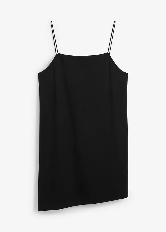 Top à fines bretelles et base asymétrique en viscose mélangée, bonprix