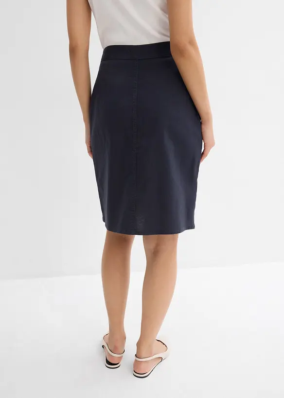 Mini-jupe en twill, bonprix