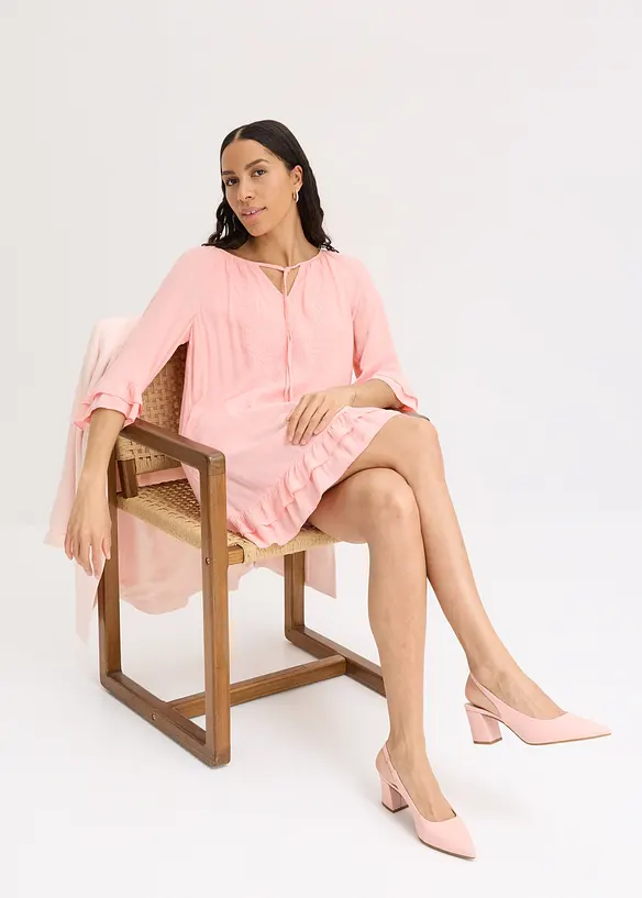 Robe bohème brodée, bonprix