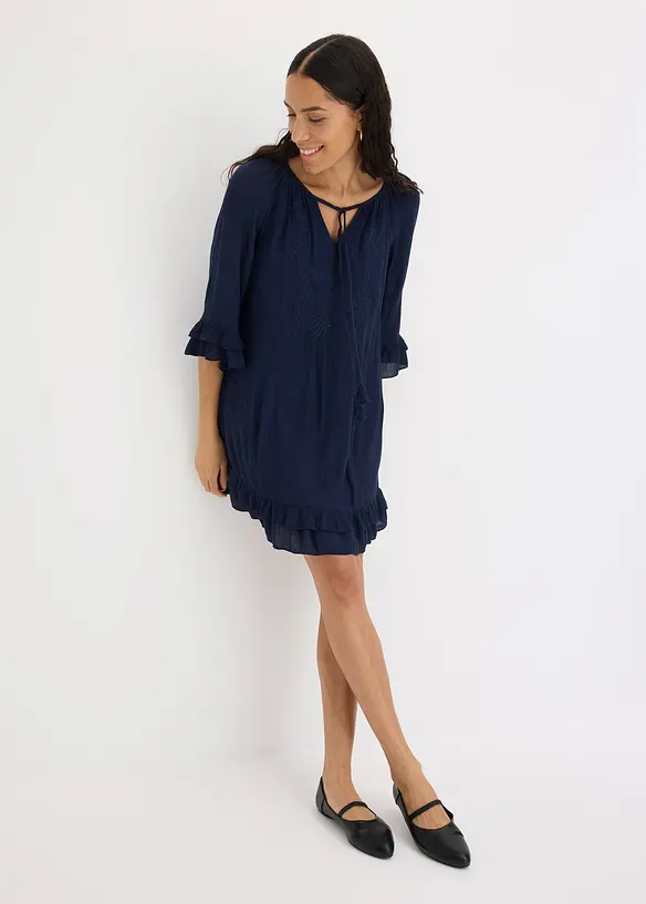 Robe bohème brodée, bonprix