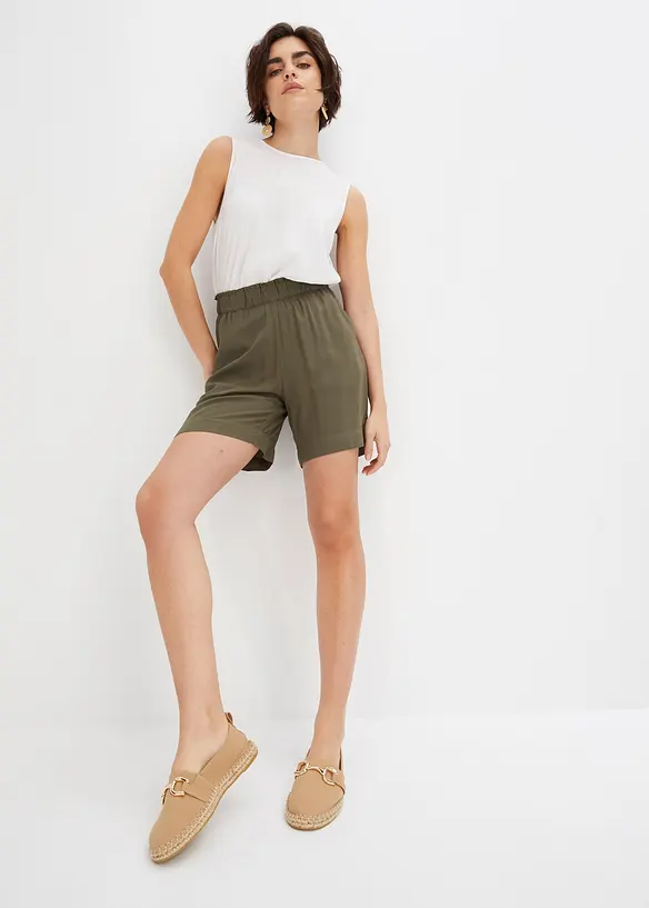 Schlupf-Shorts aus Viskose, bonprix