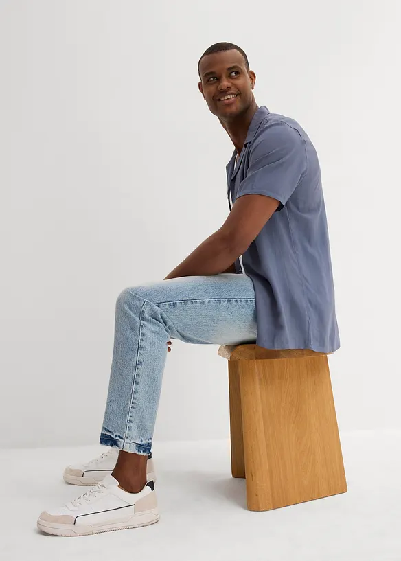 Chemise manches courtes en viscose, bonprix