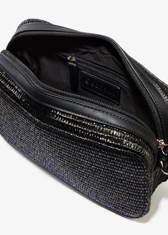 Sac à bandoulière aspect paille, bonprix