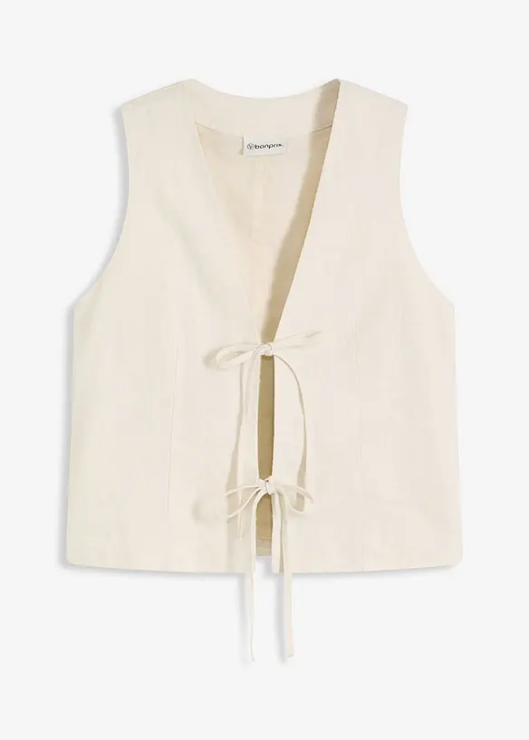 Gilet sans manches à nouettes, bonprix