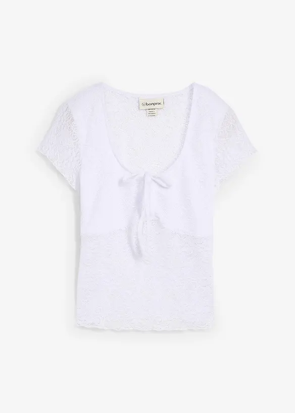 T-Shirt aus Spitze, bonprix
