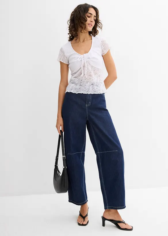 T-Shirt aus Spitze, bonprix